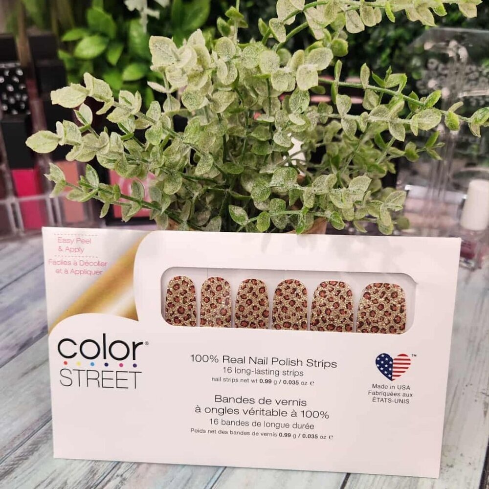 Color Street Cheetah Print Press On Nail Designs